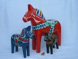 Butterfly Jungle My Dala Horse Ikea Hack Dala Horse Horse Tattoo Advent Crafts