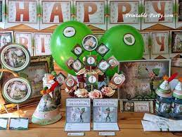 Printable Peter Pan Party Supplies Neverland Theme Decorations Peter Pan Party Party Supplies Party Themes