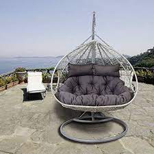 Xl Polyrattan Hangesessel Hangeliege Gartenliege Belastbar Bis 150kg Korbsessel Sessel Gunstige Sofas
