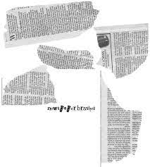 Torn Newspaper Brushes By Sarawrlee Deviantart Com On Deviantart In 2020 Collage Design Graphic Design Posters Cover Art Design