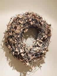 Getrockneter Kranz Dekoration Blumen Deko