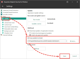 How To Save Kaspersky Endpoint Security 11 For Windows Antivirus Databases During System Reinstallation Or While Moving The Application To Another Computer