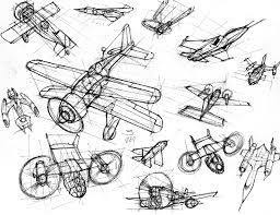 December 2007 Airplane Sketch Sketches Airplane Drawing