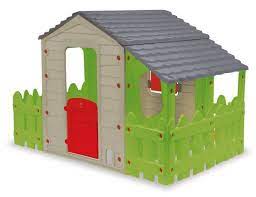 Kinderspielhaus Fun Mit Kleinem Garten Und Veranda Spielhaus Kinder Kunststoff Aussere Garten Kinderspielhaus Kleiner Garten Veranda