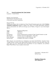 Doc Yogyakarta 11 Oktober 2013 Hal Surat Permohonan Izin Ujian Susulan Lampiran 1 Satu Berkas Randi Saka Academia Edu