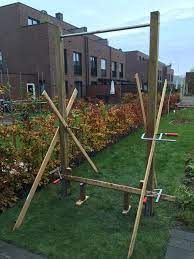 Klimmzugstange Selber Bauen Klimmzugstange Garten Klimmzugstange Diy Spielplatz