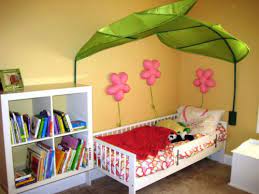 Ikea Lova Bed Canopy Green Giant Leaf New Decorating Toddler Girls Room Toddler Rooms Toddler Boys Room