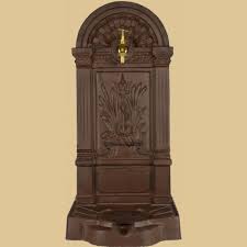 Schoner Standbrunnen Antik Braun Antik Brunnen Wasserzapfstelle