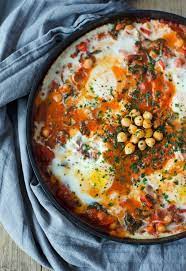 Shakshuka Mit Kichererbsen Und Spinat Einfach Kalorienarm Und Grandios Lecker Shakshuka With Chickpeas And Spinach Low Ca Shakshuka Gesunde Rezepte Rezepte