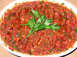 Turkische Paprika Peperoni Dip Acili Ezme Aperitif Tarifleri Ezme Tarifleri Yemek Tarifleri