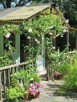 A Garden Shed Maybe Cottage Garden Garden Shed Garden Buildings