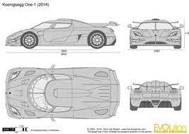 Vector Drawing Koenigsegg One 1 Koenigsegg Car Drawings Paper Model Car