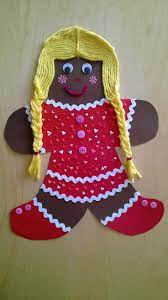 Suzy Gingerbread Man S Girlfriend Preschool Homework Project For Us To Decorate A 24 Tall Gingerbread Man Decorations Gingerbread Man Crafts Toddler Crafts