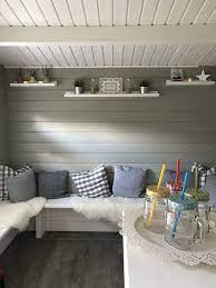 Gartenhaus Ideen Inneneinrichtung Strandhaus Grau Weiss Haus Interieurs Inneneinrichtung Strandhaus