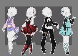Clothes Character Design Drawing Anime Clothes Fashion Design Drawings
