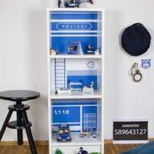 Dekorationsfolie Polizeistation Fur Spielhaus Ikea Billy Kinder Zimmer Regal Kinder Kinderzimmer