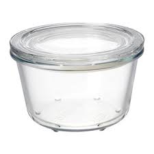 Ikea 365 Glass Food Container With Lid Height 9 Cm Ikea Food Containers Food Storage Ikea 365