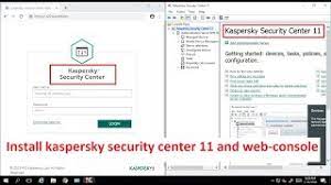 How To Install Kaspersky Security Center 11 Administration Server And Web Console Youtube
