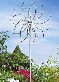 Windspiel Blume Aus Rostfreiem Edelstahl Windspiele Garten Windspiele Gartendekoration