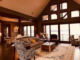 Lake House Open Living Lake Home Vaulted Ceilings Prince Custom Homes Custom Built Homes Home Custom Homes