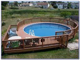 Image Result For 24 Ft Above Ground Pool Deck Plans Best Above Ground Pool Backyard Pool Round Above Ground Pool