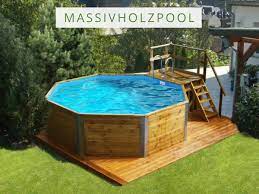 Weka Massivholzpool 593 B Gr 1 Alles Dabei Inkl Technik Sandfilteranlage Medium Und Technikraum Holzpool Diy Schwimmbad Paletten Pool