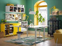 Image Result For Idasen Ikea Desk Two Desks Together Ikea Home Desk