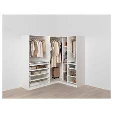 Ikea Pax Eckkleiderschrank Weiss Reinsvoll Graugrun Armadio Organizzazione