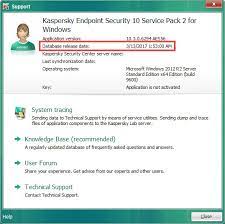 How To View The Current Status Of Antivirus Databases In Kaspersky Endpoint Security 10 For Windows