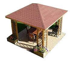 Holzpavillon 3x3 Holzpavillon Holz Pavillon Pavillon Selber Bauen