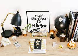 Star Wars Desk Decor Channel The Force To Create A Chic Modern Office With Star Wars Stationery And Targe Star Wars Office Cute Office Decor Star Wars Decor