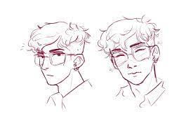Ren Headshots By Timidoodle On Deviantart Boy Hair Drawing Anime Boy Hair Drawing Male Hair
