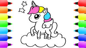 How To Draw A Unicorn Easy Cute Drawing For Kids Unicorn Drawing Cute Drawings For Kids Drawing For Kids