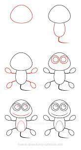 How To Draw A Lizard Rock Painting Patterns Drawings Easy Drawings