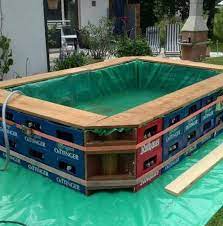 20 Creative Makeshift Swimming Pool Ideas Styles Decor Pool Selber Bauen Pool Selber Bauen Beton Gartenpools