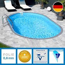 Stahlwandbecken Oval 6 00 X 3 20 X 1 50 M Quot Made In Germany Quot Fur Erdeinbau Mindestens 2 X2f 3 Seitliche Stutzwan Ovaler Pool Ovalpool Pool