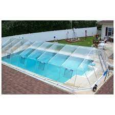 Picture Of In Ground Pool Dome Enclosures Swimming Pool Enclosures Pool Enclosures Inground Pool Covers