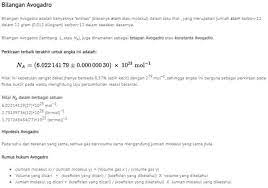 Avogadro Bilangan Hipotesis Avogadro Reaksi Kimia Soal Jawaban Matematika Reaksi Kimia Fisika