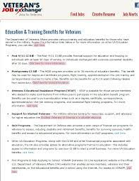 Education Training Benefits For Veterans The Department Of Veterans Affairs Provides Vari Veteran Jobs Education And Training Department Of Veterans Affairs