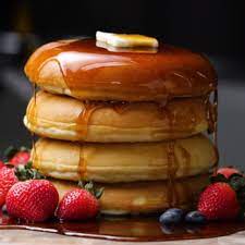 Fluffy Pancakes Recipe By Tasty Video Recipe Video Recipes Yummy Food Food And Drink