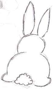 Bunny Outline Drawing Drawing Pinterest Animaldrawing Bunny Drawing Bunny Painting Drawings Pinterest