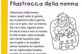 Filastrocca Della Nonna Poesia Per La Festa Dei Nonni Scuola Primaria Nonni Festa Dei Nonni Filastrocche