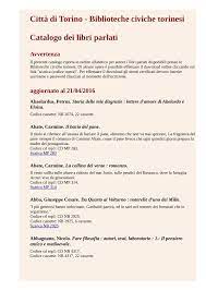 Libri Parlati Catalogo Completo