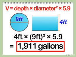 How To Calculate Swimming Pool Volume In Gallons Swimming Pool Equipment Swimming Pools Pool