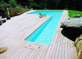 Forme En L Par Desjoyaux Pools Backyard Inground Lap Pools Backyard Lap Pool Designs