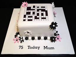 Crossword Cake Crossword Cake Cupcake Birthday Cake Cute Birthday Cakes