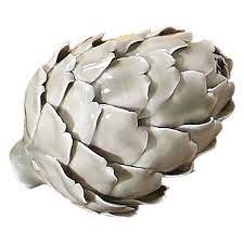 Ceramic Artichoke Decor Artichoke Porcelain Decor