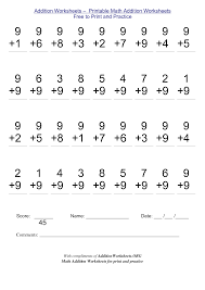 Math Worksheets For Free To Print Math Addition Worksheets 1st Grade Math Worksheets Addition Worksheets