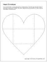 Heart Envelope Printable Templates Coloring Pages Heart Envelope Envelope Template Envelope Template Printable