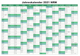 Kalender dezember 2020 zum ausdrucken mit feiertagen. Druckbare Leer Jahreskalender 2021 Nrw Kalender Zum Ausdrucken In Pdf The Beste Kalender